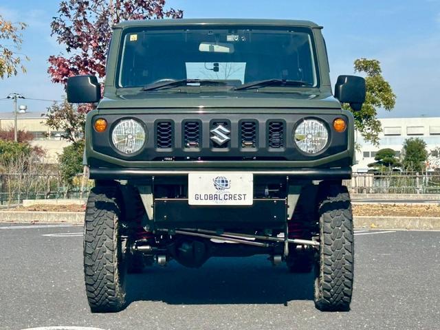 ジムニー ＸＧ　修復歴無　５速ＭＴ　ＭＯＮＳＴＥＲ　ＳＰＯＲＴ足廻リフトアップ　リーディングアーム　トレーリングアーム　ＰＥＭＭＹＬＡＮＥ前後バンパー　ＧＥＯＬＡＮＤＡＲ　Ｍ／Ｔ　社外マフラー　パイオニア７型ＳＤナビ（7枚目）