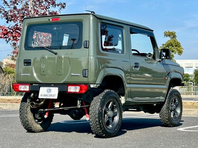 ジムニー ＸＧ　修復歴無　５速ＭＴ　ＭＯＮＳＴＥＲ　ＳＰＯＲＴ足廻リフトアップ　リーディングアーム　トレーリングアーム　ＰＥＭＭＹＬＡＮＥ前後バンパー　ＧＥＯＬＡＮＤＡＲ　Ｍ／Ｔ　社外マフラー　パイオニア７型ＳＤナビ（13枚目）