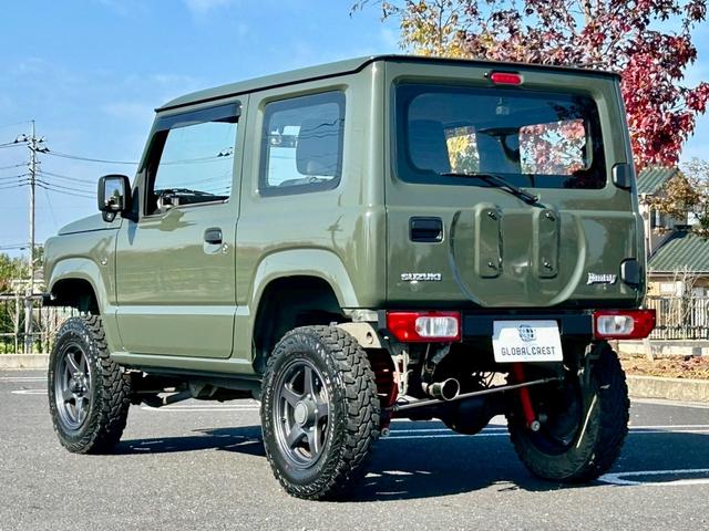 ジムニー ＸＧ　修復歴無　５速ＭＴ　ＭＯＮＳＴＥＲ　ＳＰＯＲＴ足廻リフトアップ　リーディングアーム　トレーリングアーム　ＰＥＭＭＹＬＡＮＥ前後バンパー　ＧＥＯＬＡＮＤＡＲ　Ｍ／Ｔ　社外マフラー　パイオニア７型ＳＤナビ（14枚目）