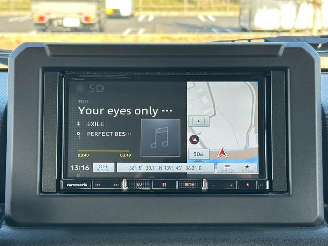 ジムニー ＸＧ　修復歴無　５速ＭＴ　ＭＯＮＳＴＥＲ　ＳＰＯＲＴ足廻リフトアップ　リーディングアーム　トレーリングアーム　ＰＥＭＭＹＬＡＮＥ前後バンパー　ＧＥＯＬＡＮＤＡＲ　Ｍ／Ｔ　社外マフラー　パイオニア７型ＳＤナビ（24枚目）