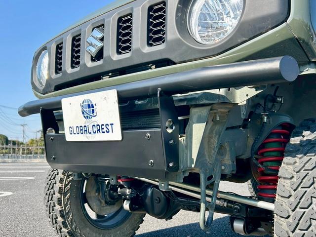 ジムニー ＸＧ　修復歴無　５速ＭＴ　ＭＯＮＳＴＥＲ　ＳＰＯＲＴ足廻リフトアップ　リーディングアーム　トレーリングアーム　ＰＥＭＭＹＬＡＮＥ前後バンパー　ＧＥＯＬＡＮＤＡＲ　Ｍ／Ｔ　社外マフラー　パイオニア７型ＳＤナビ（40枚目）