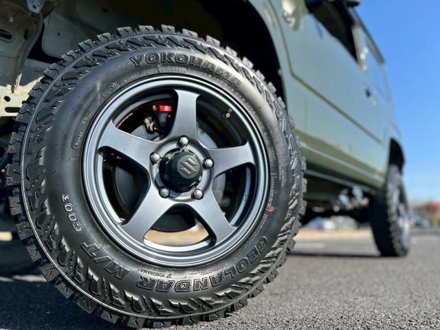 ジムニー ＸＧ　修復歴無　５速ＭＴ　ＭＯＮＳＴＥＲ　ＳＰＯＲＴ足廻リフトアップ　リーディングアーム　トレーリングアーム　ＰＥＭＭＹＬＡＮＥ前後バンパー　ＧＥＯＬＡＮＤＡＲ　Ｍ／Ｔ　社外マフラー　パイオニア７型ＳＤナビ（46枚目）