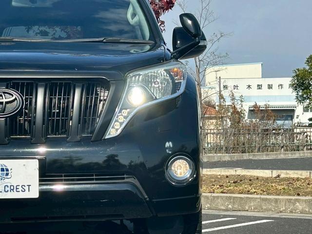 ランドクルーザープラド TX 新車保証書・記録簿 修復無 ONESAS2インチリフトアップ KMC20inchAW サイドステップ ルーフレール リアスポイラー マルチテレインセレクト 黒レザーシートカバー ETC スマートキー(36枚目)