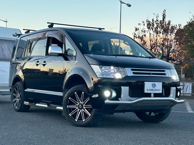 デリカD:5 修復無 JAOSスキッドバー・グリル 両側パワスラ 電動リアゲート 社外ナビ・Bカメラ Rockford 牽引免許不要トリガノキャンピングカー サイドオーニング ガスコンロ トイレ AC100V冷蔵庫(10枚目)