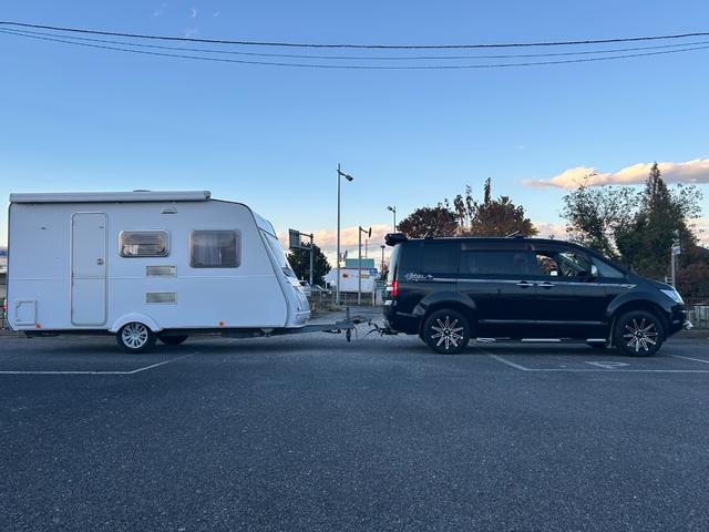 デリカD:5 修復無 JAOSスキッドバー・グリル 両側パワスラ 電動リアゲート 社外ナビ・Bカメラ Rockford 牽引免許不要トリガノキャンピングカー サイドオーニング ガスコンロ トイレ AC100V冷蔵庫(11枚目)