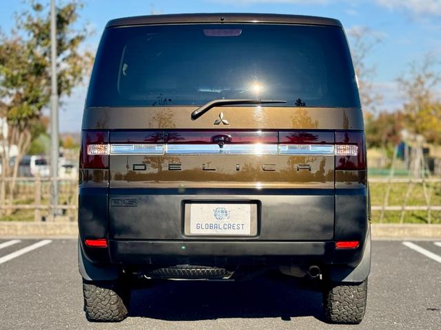 デリカD:5 G パワーパッケージ 修復歴無 ブラウン全塗装 社外サスリフトアップ JAOSオーバーフェンダー XTREMEJ16AW 社外LEDヘッドライト clarionナビ・TV・バックカメラ 両側パワスラ パドルシフト クルコン(8枚目)