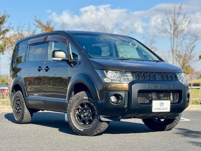 デリカD:5 G パワーパッケージ 修復歴無 ブラウン全塗装 社外サスリフトアップ JAOSオーバーフェンダー XTREMEJ16AW 社外LEDヘッドライト clarionナビ・TV・バックカメラ 両側パワスラ パドルシフト クルコン(11枚目)