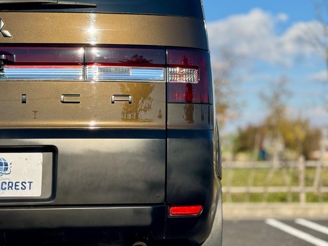 デリカD:5 G パワーパッケージ 修復歴無 ブラウン全塗装 社外サスリフトアップ JAOSオーバーフェンダー XTREMEJ16AW 社外LEDヘッドライト clarionナビ・TV・バックカメラ 両側パワスラ パドルシフト クルコン(46枚目)