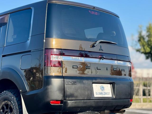 デリカD:5 G パワーパッケージ 修復歴無 ブラウン全塗装 社外サスリフトアップ JAOSオーバーフェンダー XTREMEJ16AW 社外LEDヘッドライト clarionナビ・TV・バックカメラ 両側パワスラ パドルシフト クルコン(48枚目)