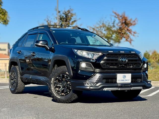 ＲＡＶ４ アドベンチャー　オフロードパッケージ　特別仕様車　ワンオ－ナ－　ＪＡＯＳプロテクタ－キット・リフトアップ　ＧＩ★ＧＥＡＲヒッチメンバ－　ＣＲＩＭＳＯＮ１６ＡＷ　ベ－スキャリア　純正ディスプレイオ－ディオ　全周囲カメラ　冷暖房付パワ－シ－ト（11枚目）