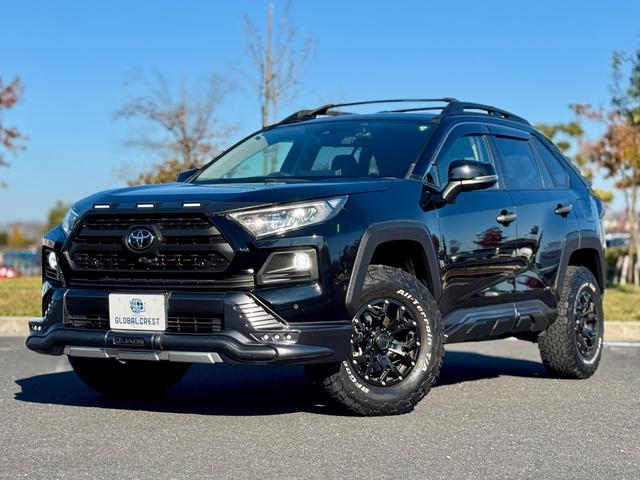 ＲＡＶ４ アドベンチャー　オフロードパッケージ　特別仕様車　ワンオ－ナ－　ＪＡＯＳプロテクタ－キット・リフトアップ　ＧＩ★ＧＥＡＲヒッチメンバ－　ＣＲＩＭＳＯＮ１６ＡＷ　ベ－スキャリア　純正ディスプレイオ－ディオ　全周囲カメラ　冷暖房付パワ－シ－ト（12枚目）
