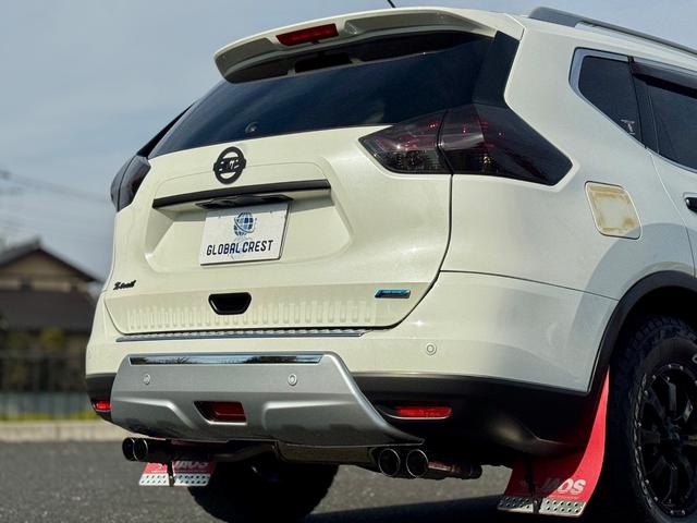 エクストレイル 20XエクストリーマーXエマージェンシーブレーキP 修復歴無 サンルーフ ルーフレール HKSマフラー MKW16AW JAOSマッドフラップ Fフォグ 純正7型ナビ・TV・USB 全周囲カメラ ALPINEツィーター シートヒーター コーナーセンサー(50枚目)