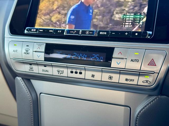 ランドクルーザープラド ＴＸ　Ｌパッケージ　修復無　ＤＵＢＬＥ　ＥＩＧＨＴフロントグリル　サンルーフ　リフトアップ社外足回り　ＴＺ－Ｇ用サイドステップ　プロコンプショックＡＬＰＩＮＥ９インチナビ　シートヒーター　パワーシート　クリアランスソナー（33枚目）