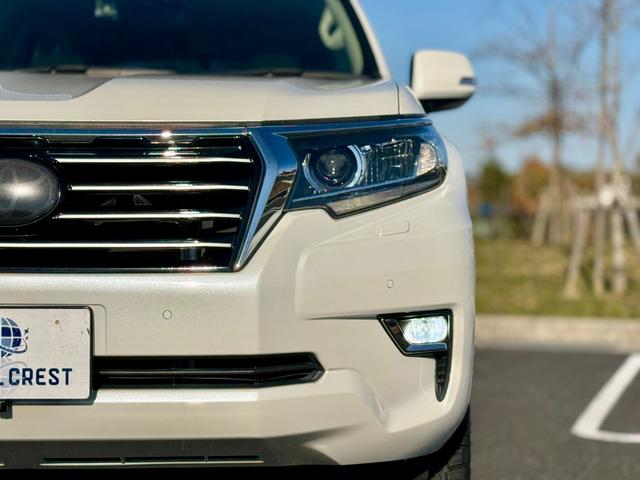 ランドクルーザープラド ＴＸ　Ｌパッケージ　修復無　ＤＵＢＬＥ　ＥＩＧＨＴフロントグリル　サンルーフ　リフトアップ社外足回り　ＴＺ－Ｇ用サイドステップ　プロコンプショックＡＬＰＩＮＥ９インチナビ　シートヒーター　パワーシート　クリアランスソナー（46枚目）