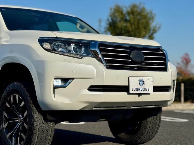 ランドクルーザープラド ＴＸ　Ｌパッケージ　修復無　ＤＵＢＬＥ　ＥＩＧＨＴフロントグリル　サンルーフ　リフトアップ社外足回り　ＴＺ－Ｇ用サイドステップ　プロコンプショックＡＬＰＩＮＥ９インチナビ　シートヒーター　パワーシート　クリアランスソナー（47枚目）