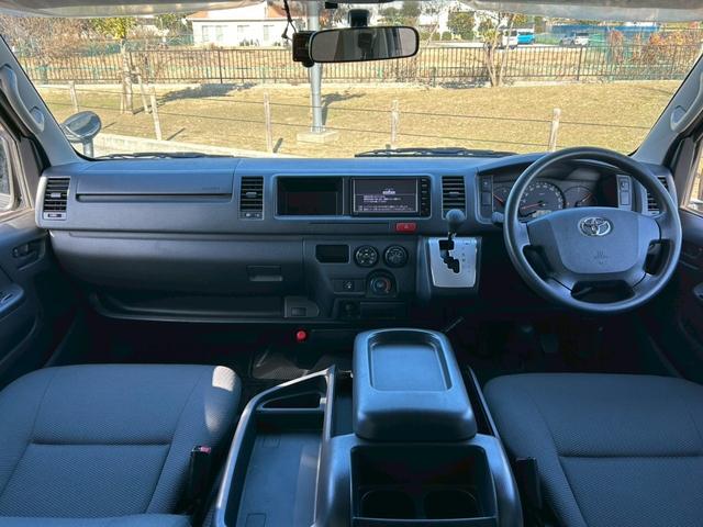 ハイエースワゴン DX 修復無 4WD 10人乗 ベージュ全塗装 GI★GEARルーフカーゴ ホワイトリボンタイヤ インナ-ブラックLEDヘッドライト 純正スライド小窓 純正ナビ・BT・Bカメラ ETC ドアバイザ キーレス(15枚目)