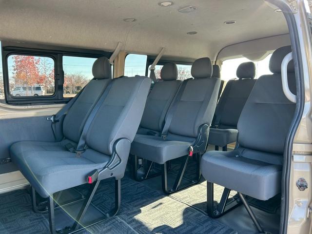 ハイエースワゴン DX 修復無 4WD 10人乗 ベージュ全塗装 GI★GEARルーフカーゴ ホワイトリボンタイヤ インナ-ブラックLEDヘッドライト 純正スライド小窓 純正ナビ・BT・Bカメラ ETC ドアバイザ キーレス(21枚目)