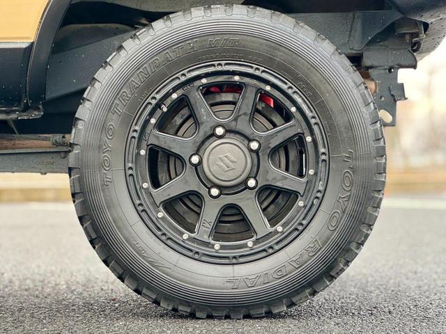 ジムニー ＸＣ　修復無　９型　ベージュ全塗装　ＭｏｔａｒＦａｒｍリフトアップキット　ＡＭＪ前後バンパー　ＲＡＮＣＨＯステアリングダンパ　ＸＴＲＥＭＥ－Ｊ１６ＡＷ　ルーフレール　７型ナビ・ＢＴ・ＴＶ　電格ミラー　ＥＴＣ（37枚目）