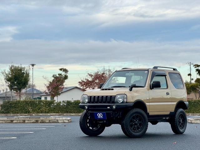 ジムニー ＸＣ　修復無　９型　ベージュ全塗装　ＭｏｔａｒＦａｒｍリフトアップキット　ＡＭＪ前後バンパー　ＲＡＮＣＨＯステアリングダンパ　ＸＴＲＥＭＥ－Ｊ１６ＡＷ　ルーフレール　７型ナビ・ＢＴ・ＴＶ　電格ミラー　ＥＴＣ（45枚目）