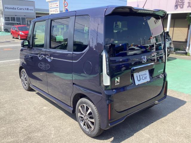 Ｎ－ＢＯＸカスタム ベースグレード　届出済み未使用車　コーナーセンサー　禁煙　クルーズコントロール　シートヒータ　ＬＥＤライト　レーンアシスト　エアバッグ　アイドリングストップ　オートエアコン　ＥＳＣ　パワーウィンドウ　ベンチシート（5枚目）