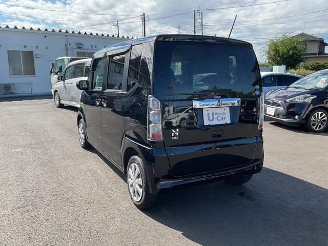 N-BOX G ナビ ETC 前後ドラレコ サイド&カーテンエアバック オートエアコン 衝突安全ボディ 両側手動スライドドア ハロゲンヘッドライト バックカメラ スマートキー 衝突被害軽減ブレーキ(4枚目)
