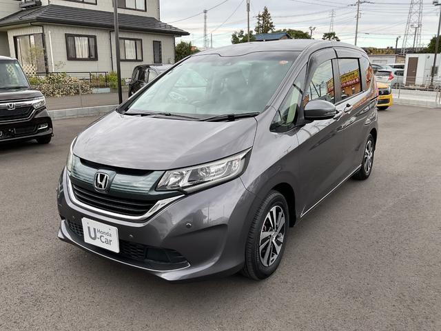 フリード G・ホンダセンシング ナビ ETC 前後ドラレコ バックカメラ サイド&カーテンエアバック 追突被害軽減ブレーキ クルコン 両側電動スライドドア 車線逸脱警報システム オートエアコン 障害物センサー LEDヘッド(2枚目)