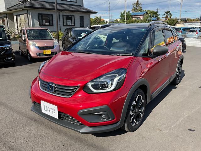 フィット e:HEVクロスター ナビ ETC2.0 バックカメラ 前後ドラレコ LEDヘッドライト&フォグ 車線維持支援システム サイド&カーテンエアバック クルコン 衝突安全ボディ オートエアコン 障害物センサー オートハイビーム(2枚目)