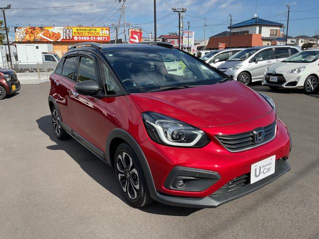 フィット e:HEVクロスター ナビ ETC2.0 バックカメラ 前後ドラレコ LEDヘッドライト&フォグ 車線維持支援システム サイド&カーテンエアバック クルコン 衝突安全ボディ オートエアコン 障害物センサー オートハイビーム(8枚目)