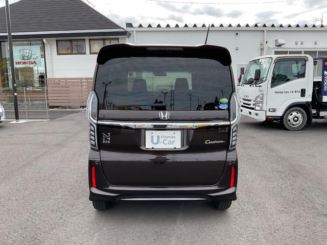 N-BOXカスタム G・Lホンダセンシング ナビ ETC 前後ドラレコ Bカメラ LEDヘッドライト&フォグランプ 片側電動スライドドア サイド&カーテンエアバック 車線逸脱警報装置 クルコン シートヒーター オートライト オートハイビーム(5枚目)