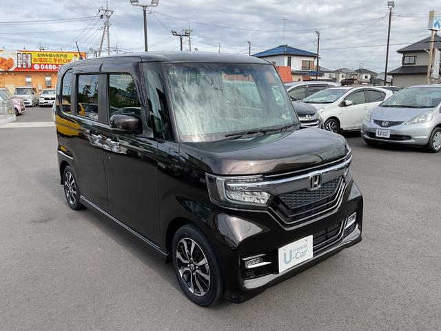 N-BOXカスタム G・Lホンダセンシング ナビ ETC 前後ドラレコ Bカメラ LEDヘッドライト&フォグランプ 片側電動スライドドア サイド&カーテンエアバック 車線逸脱警報装置 クルコン シートヒーター オートライト オートハイビーム(8枚目)