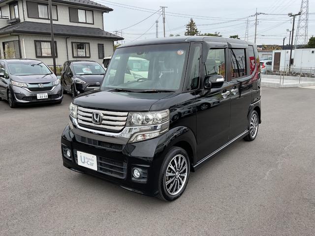 N-BOXカスタム G ターボSSパッケージ ナビ ETC バックカメラ 両側電動スライドドア 前後ドラレコ クルコン サイド&カーテンエアバック ディスチャージヘッドライト フォグランプ ターボ スマートキー 衝突被害軽減ブレーキ(2枚目)