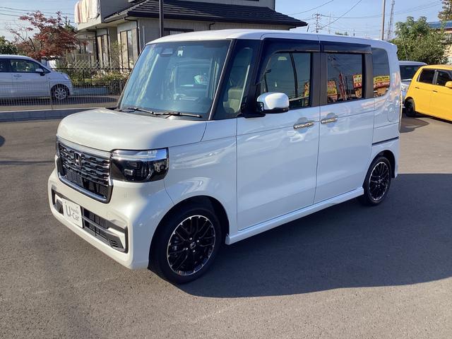 Ｎ－ＢＯＸカスタム ターボコーディネートスタイル　ナビ　バックカメラ　前後ドラレコ　両側電動スライドドア　サイド＆カーテンエアバック　ＬＥＤヘッドライト　車線維持支援システム　オートライト　スマートキー　シートヒーター　ターボ　パワーステアリング（2枚目）