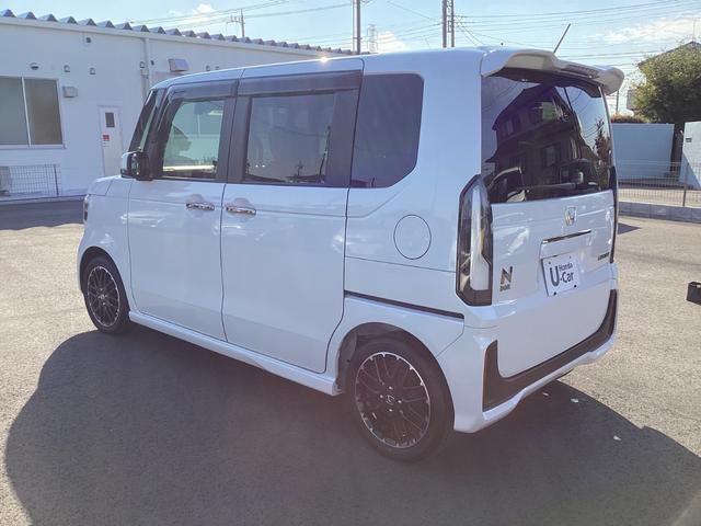 Ｎ－ＢＯＸカスタム ターボコーディネートスタイル　ナビ　バックカメラ　前後ドラレコ　両側電動スライドドア　サイド＆カーテンエアバック　ＬＥＤヘッドライト　車線維持支援システム　オートライト　スマートキー　シートヒーター　ターボ　パワーステアリング（4枚目）