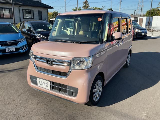 Ｎ－ＢＯＸ Ｌ　ナビ　ＥＴＣ　Ｂカメラ　ドラレコ　片側電動スライドドア　衝突回避支援ブレーキ　車線逸脱抑制機能　クルコン　スマートキー　ＬＥＤヘッドライト　オートライト　シートヒーター　追突安全ボディ　障害物センサー（2枚目）