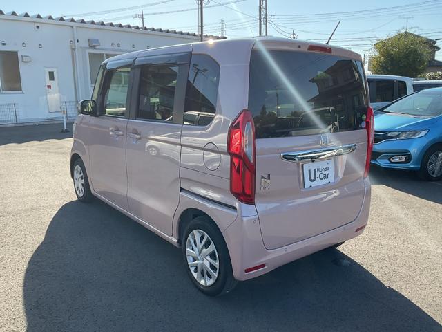 Ｎ－ＢＯＸ Ｌ　ナビ　ＥＴＣ　Ｂカメラ　ドラレコ　片側電動スライドドア　衝突回避支援ブレーキ　車線逸脱抑制機能　クルコン　スマートキー　ＬＥＤヘッドライト　オートライト　シートヒーター　追突安全ボディ　障害物センサー（4枚目）