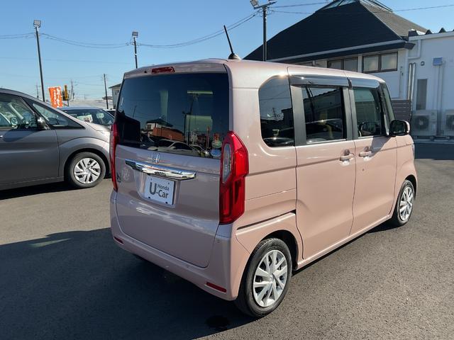Ｎ－ＢＯＸ Ｌ　ナビ　ＥＴＣ　Ｂカメラ　ドラレコ　片側電動スライドドア　衝突回避支援ブレーキ　車線逸脱抑制機能　クルコン　スマートキー　ＬＥＤヘッドライト　オートライト　シートヒーター　追突安全ボディ　障害物センサー（6枚目）