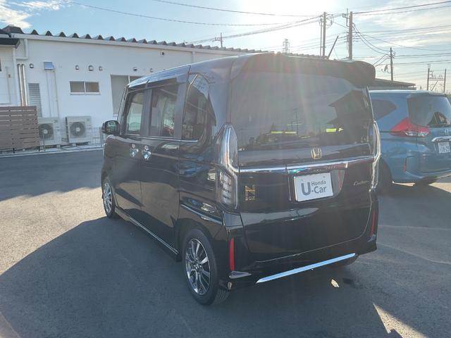 Ｎ－ＢＯＸカスタム Ｌ　ナビ　バックカメラ　前後ドラレコ　両側電動スライドドア　サイド＆カーテンエアバック　ＬＥＤヘッド＆フォグランプ　クルコン　オートライト　シートヒーター　車線逸脱警報装置　障害物センサー　衝突安全ボディ（4枚目）