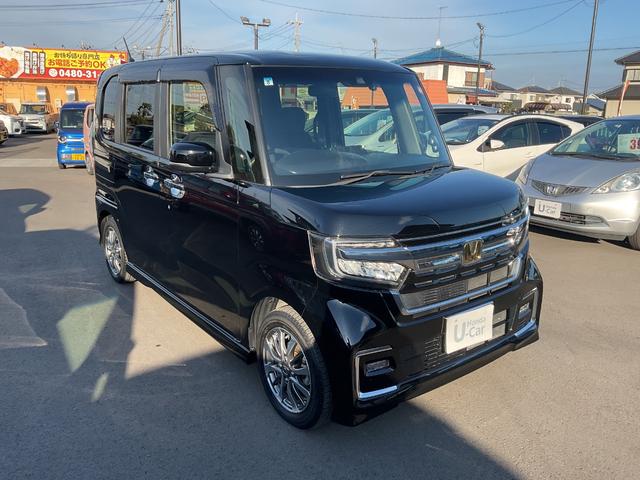 Ｎ－ＢＯＸカスタム Ｌ　ナビ　バックカメラ　前後ドラレコ　両側電動スライドドア　サイド＆カーテンエアバック　ＬＥＤヘッド＆フォグランプ　クルコン　オートライト　シートヒーター　車線逸脱警報装置　障害物センサー　衝突安全ボディ（8枚目）