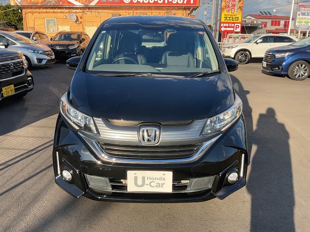 フリード Ｇ・ホンダセンシング　ナビ　ＥＴＣ　バックカメラ　両側電動スライドドア　サイド＆カーテンエアバック　追突被害軽減ブレーキ　車線逸脱警報システム　追突安全ボディ　リア席モニター　スマートキー　　クルコン　ＬＥＤヘッドライト（9枚目）