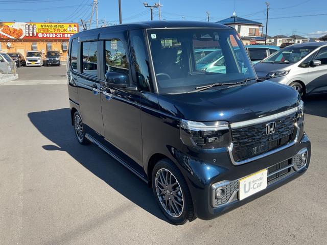 N-BOXカスタム ターボ ナビ ETC2.0 Bカメラ 全方位カメラ 両側電動スライドドア サイド&カーテンエアバック 衝突被害軽減B LEDヘッドライト&フォグ ドラレコ オートハイビーム 車線逸脱抑制機能 障害物センサー(8枚目)
