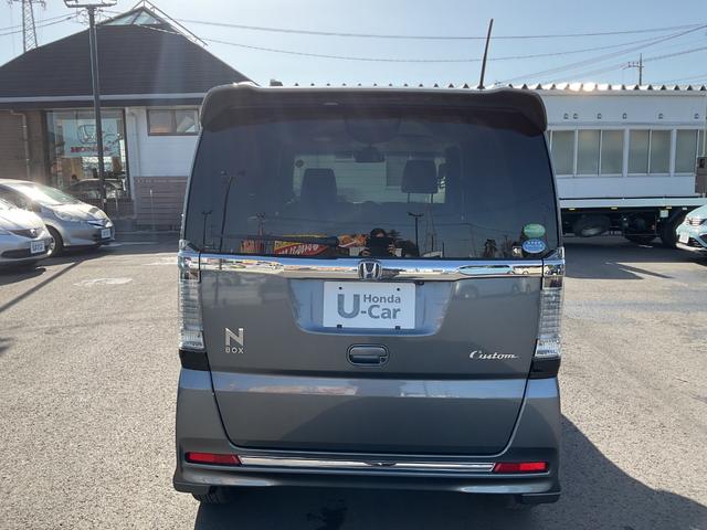 N-BOXカスタム G ターボSSパッケージ ナビ ETC バックカメラ HIDヘッドライト LEDフォグ 両側電動スライドドア サイド&カーテンエアバック 衝突安全ボディ シートヒーター クルコン スマートキー ターボ オートライト(5枚目)