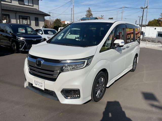 ステップワゴンスパーダ ｅ：ＨＥＶスパーダ　Ｇ・ＥＸ　ホンダセンシング　ナビ　ＥＴＣ２．０　バックカメラ　前後ドラレコ　ＬＥＤヘッドライト＆フォグランプ　両側電動スライドドア　サイド＆カーテンエアバック　クルコン　衝突被害軽減ブレーキ　リア席モニター　レーンキープアシスト（2枚目）
