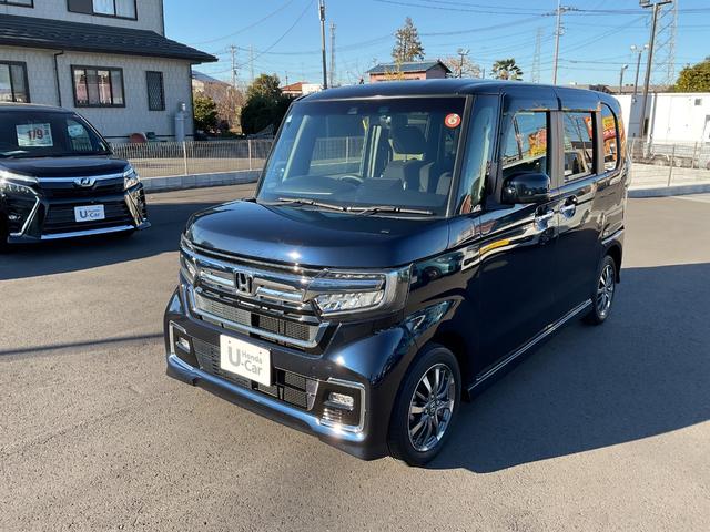 Ｎ－ＢＯＸカスタム Ｌ　ナビ　バックカメラ　ドラレコ　両側電動スライドドア　サイド＆カーテンエアバック　ＬＥＤヘッドライト＆フォグランプ　クルコン　衝突被害軽減ブレーキ　オートハイビーム　スマートキー　障害物センサー（2枚目）