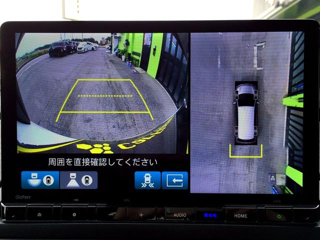 オデッセイハイブリッド ｅ：ＨＥＶアブソルート・ＥＸブラックエディション　／純正１１．４インチナビ／フリップダウンモニター／全周囲カメラ／純正ブラック１８ＡＷ／黒革／２列目アームレスト付パワーシート／シートヒーター／両電動ドア／電動ゲート／１オナ／記録簿／禁煙／新車保証継承（4枚目）
