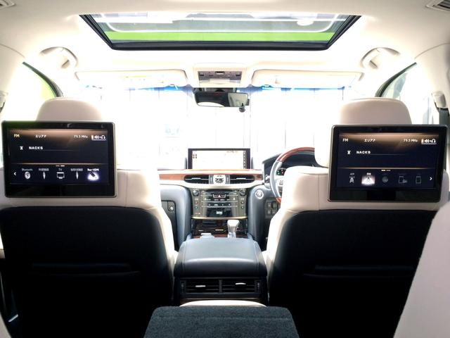 ＬＸ ＬＸ５７０　／モデリスタエアロ／純正ナビ／リアエンターテイメント後席モニター／全周囲カメラ／マークレビンソン／クールボックス／サンルーフ／本革／電動ゲート／ハイトコントロール／１オナ／記録簿／禁煙／全国１年保証（2枚目）
