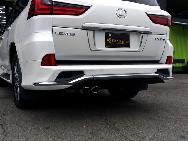 ＬＸ ＬＸ５７０　／モデリスタエアロ／純正ナビ／リアエンターテイメント後席モニター／全周囲カメラ／マークレビンソン／クールボックス／サンルーフ／本革／電動ゲート／ハイトコントロール／１オナ／記録簿／禁煙／全国１年保証（12枚目）