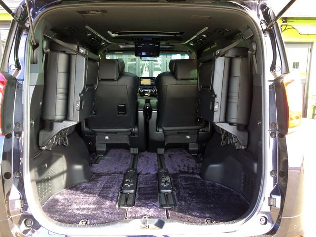 アルファードハイブリッド エグゼクティブラウンジS /モデリスタ・フルエアロ/シグネチャーイルミ/メッキパーツ/Wサンルーフ/JBLツインモニター/全周囲カメラ/インナーミラー/黒革/シートエアコン/3眼シーケンシャル/関東1オナ/記録簿/全国1年保証(66枚目)