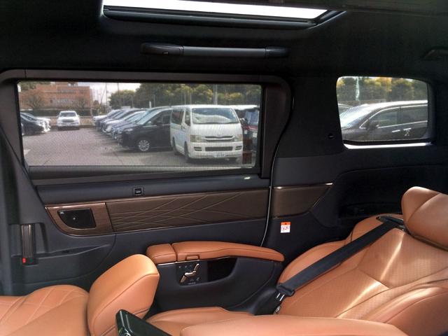 ヴェルファイアハイブリッド エグゼクティブラウンジ　／４ＷＤ／モデリスタエアロ＆グリル／イルミルーフスポイラー／シグネチャーイルミ／ユニバーサルステップ／左右ムーンルーフ／ツインモニター／全周囲カメラ／茶革／ドラレコ／関東１オナ／記録簿／禁煙／保証継承（15枚目）