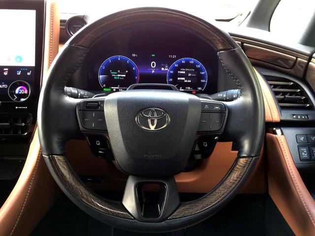 ヴェルファイアハイブリッド エグゼクティブラウンジ　／４ＷＤ／モデリスタエアロ＆グリル／イルミルーフスポイラー／シグネチャーイルミ／ユニバーサルステップ／左右ムーンルーフ／ツインモニター／全周囲カメラ／茶革／ドラレコ／関東１オナ／記録簿／禁煙／保証継承（40枚目）