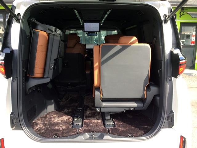 ヴェルファイアハイブリッド エグゼクティブラウンジ　／４ＷＤ／モデリスタエアロ＆グリル／イルミルーフスポイラー／シグネチャーイルミ／ユニバーサルステップ／左右ムーンルーフ／ツインモニター／全周囲カメラ／茶革／ドラレコ／関東１オナ／記録簿／禁煙／保証継承（71枚目）